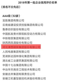 津西集團(tuán)榮獲AAA級(jí)信譽(yù)企業(yè)稱號(hào)，樹立行業(yè)信用標(biāo)桿